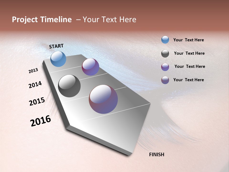 Shine Female Cosmetic PowerPoint Template