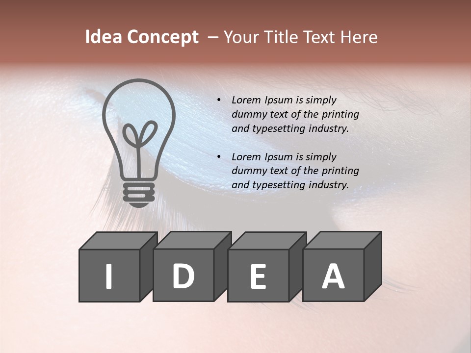 Shine Female Cosmetic PowerPoint Template