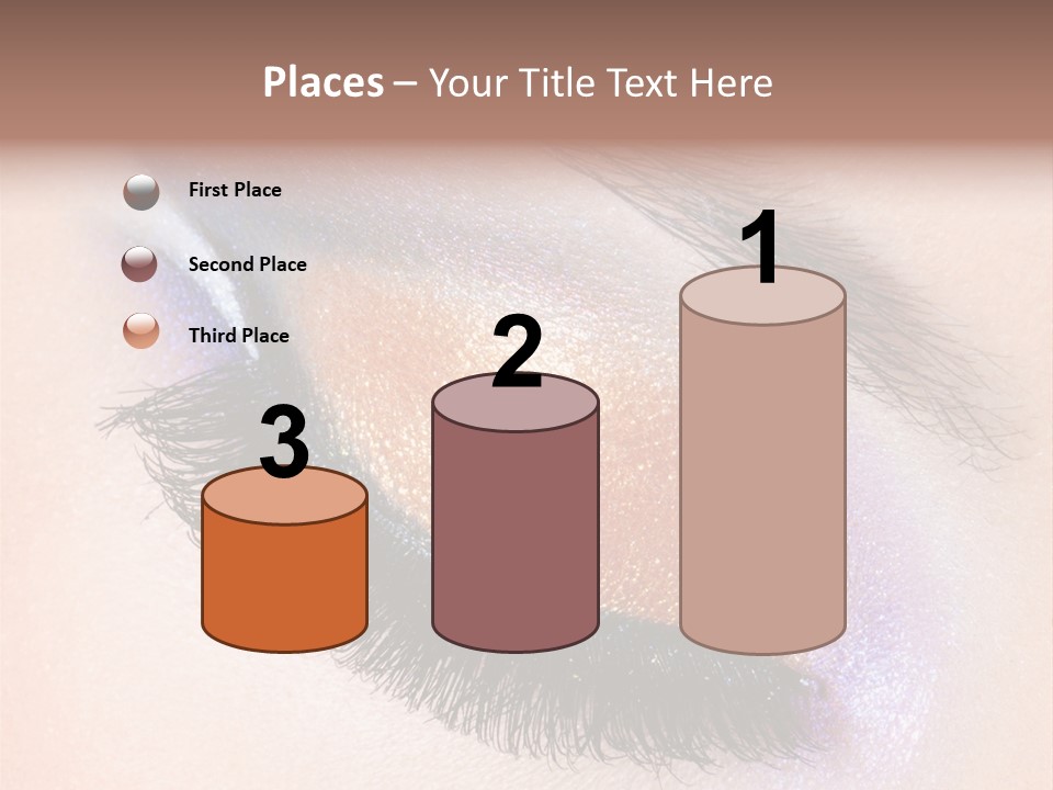 Eye Make Up Beautiful Make Up PowerPoint Template