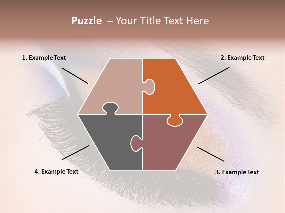 Eye Make Up Beautiful Make Up PowerPoint Template