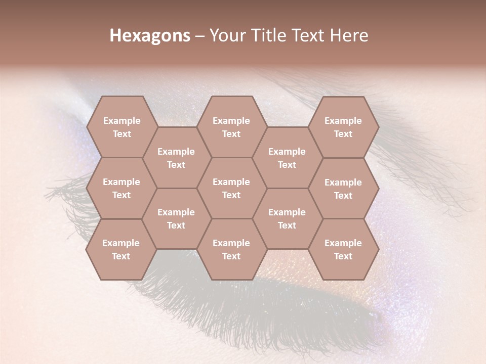 Eye Make Up Beautiful Make Up PowerPoint Template