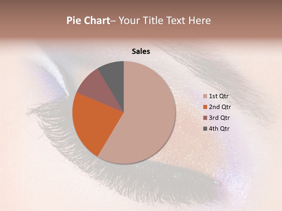 Eye Make Up Beautiful Make Up PowerPoint Template