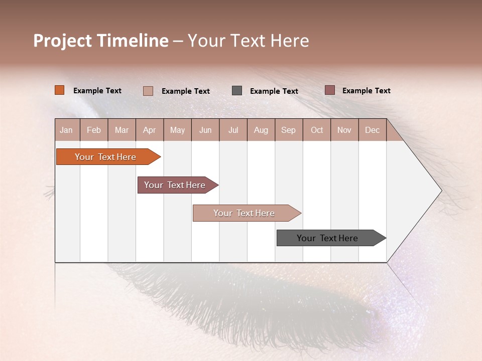 Eye Make Up Beautiful Make Up PowerPoint Template