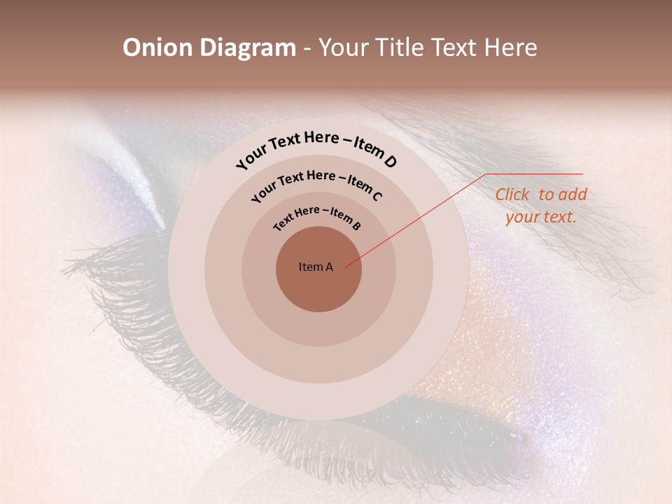 Eye Make Up Beautiful Make Up PowerPoint Template