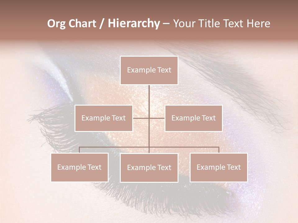 Eye Make Up Beautiful Make Up PowerPoint Template