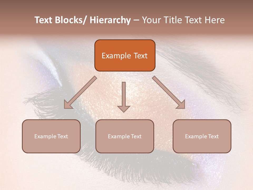 Eye Make Up Beautiful Make Up PowerPoint Template