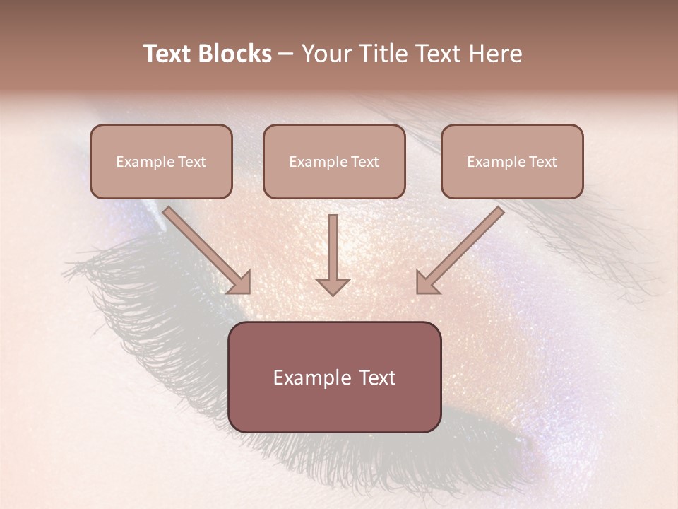 Eye Make Up Beautiful Make Up PowerPoint Template