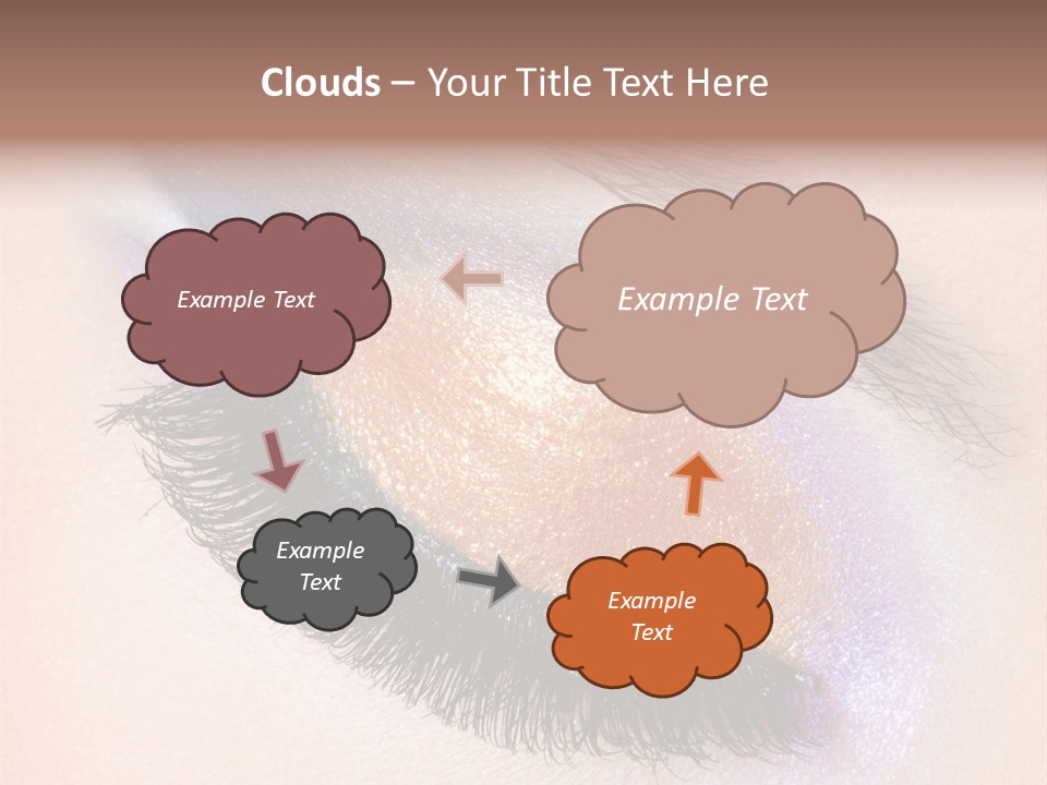 Eye Make Up Beautiful Make Up PowerPoint Template