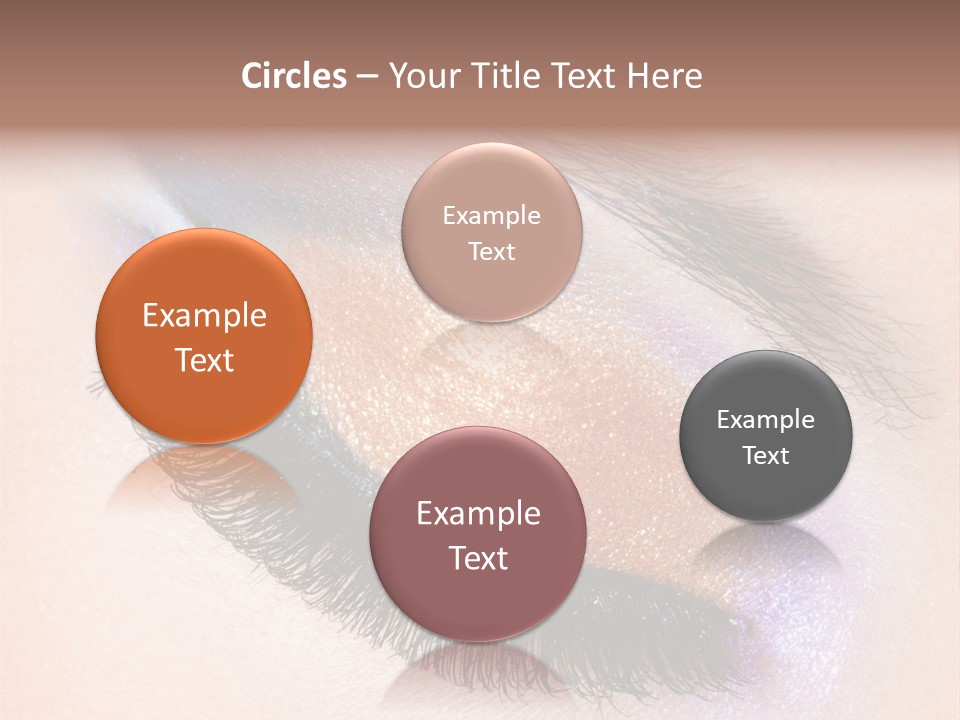 Eye Make Up Beautiful Make Up PowerPoint Template