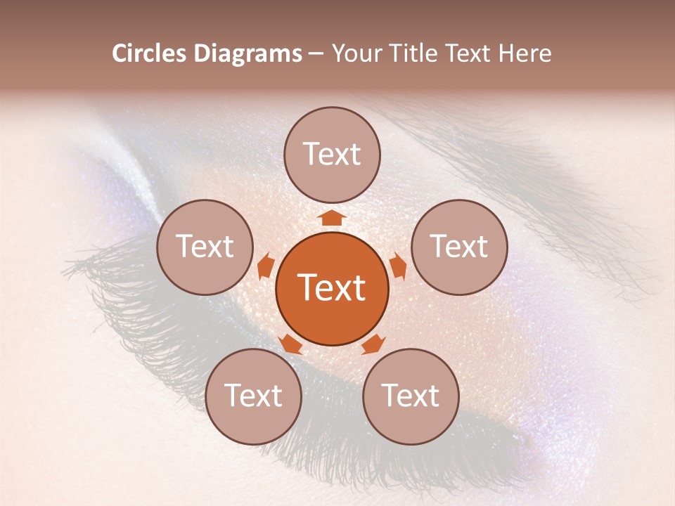 Eye Make Up Beautiful Make Up PowerPoint Template