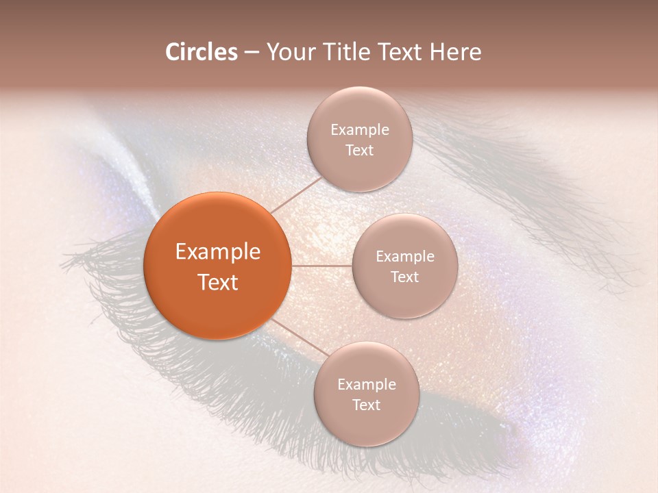 Eye Make Up Beautiful Make Up PowerPoint Template