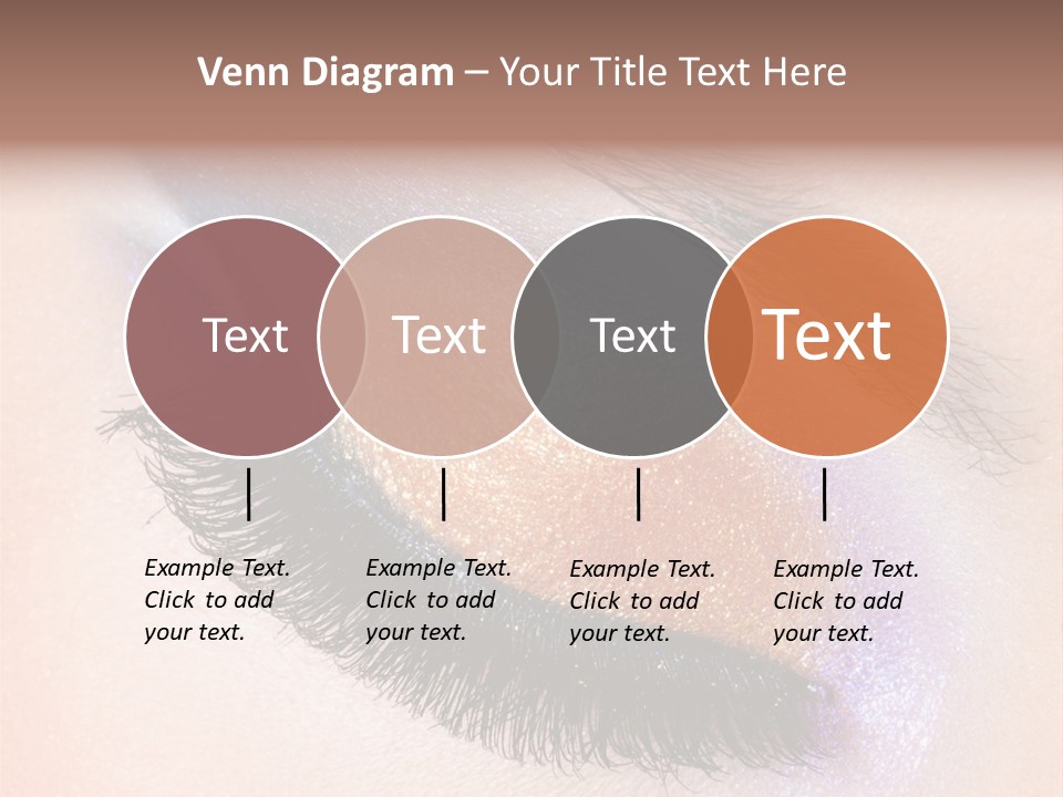 Eye Make Up Beautiful Make Up PowerPoint Template