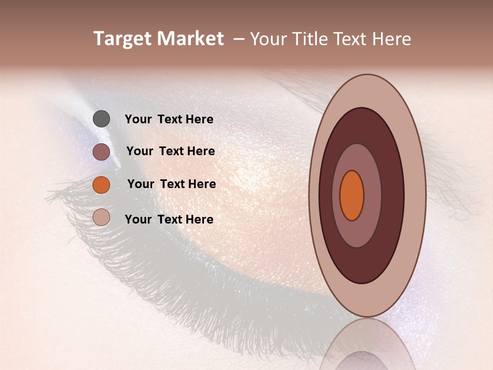 Eye Make Up Beautiful Make Up PowerPoint Template