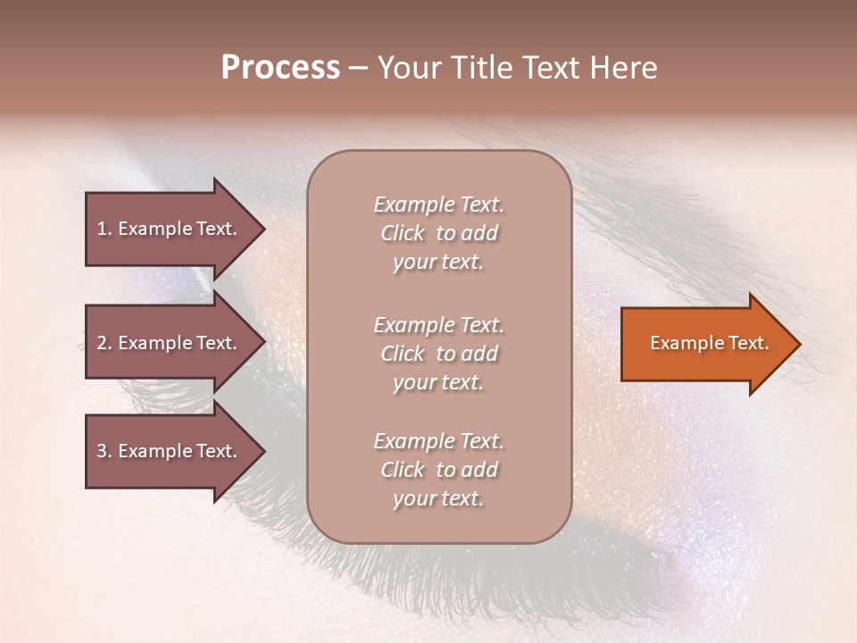 Eye Make Up Beautiful Make Up PowerPoint Template