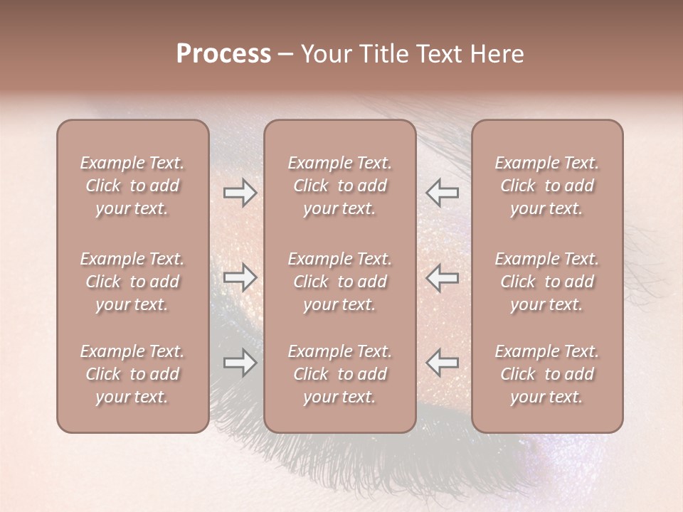 Eye Make Up Beautiful Make Up PowerPoint Template