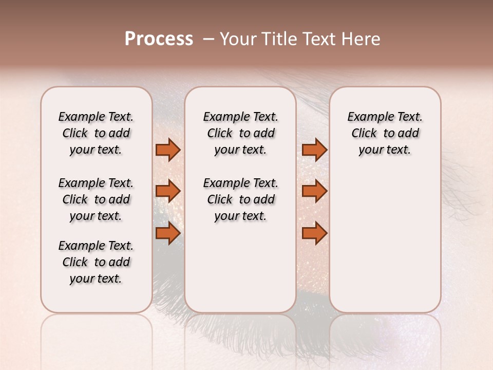 Eye Make Up Beautiful Make Up PowerPoint Template