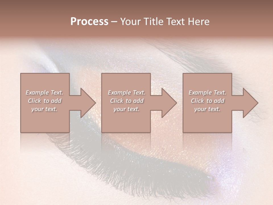 Eye Make Up Beautiful Make Up PowerPoint Template