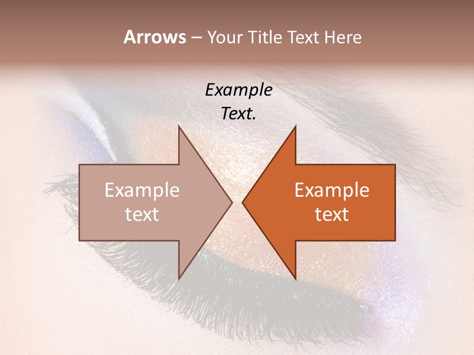 Eye Make Up Beautiful Make Up PowerPoint Template