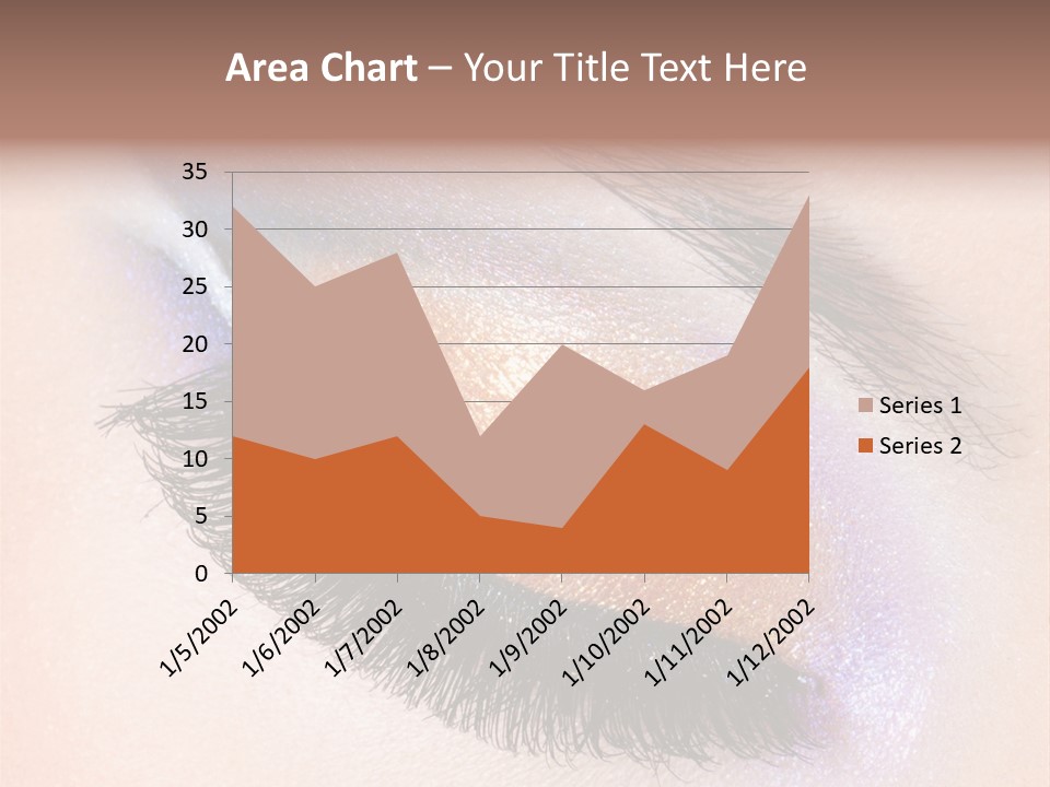 Eye Make Up Beautiful Make Up PowerPoint Template