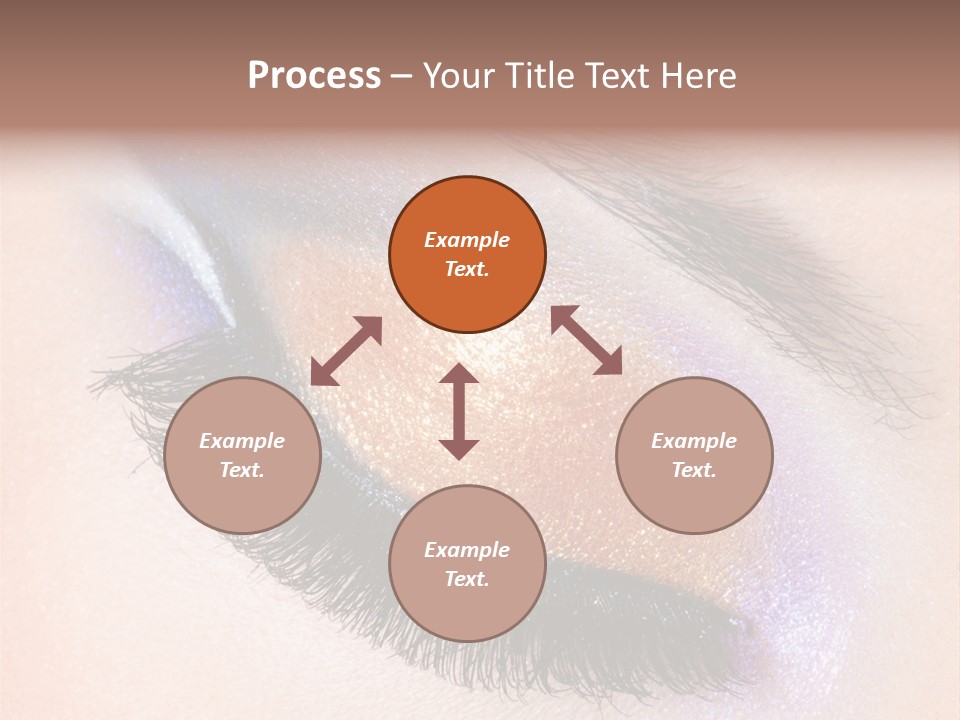 Eye Make Up Beautiful Make Up PowerPoint Template