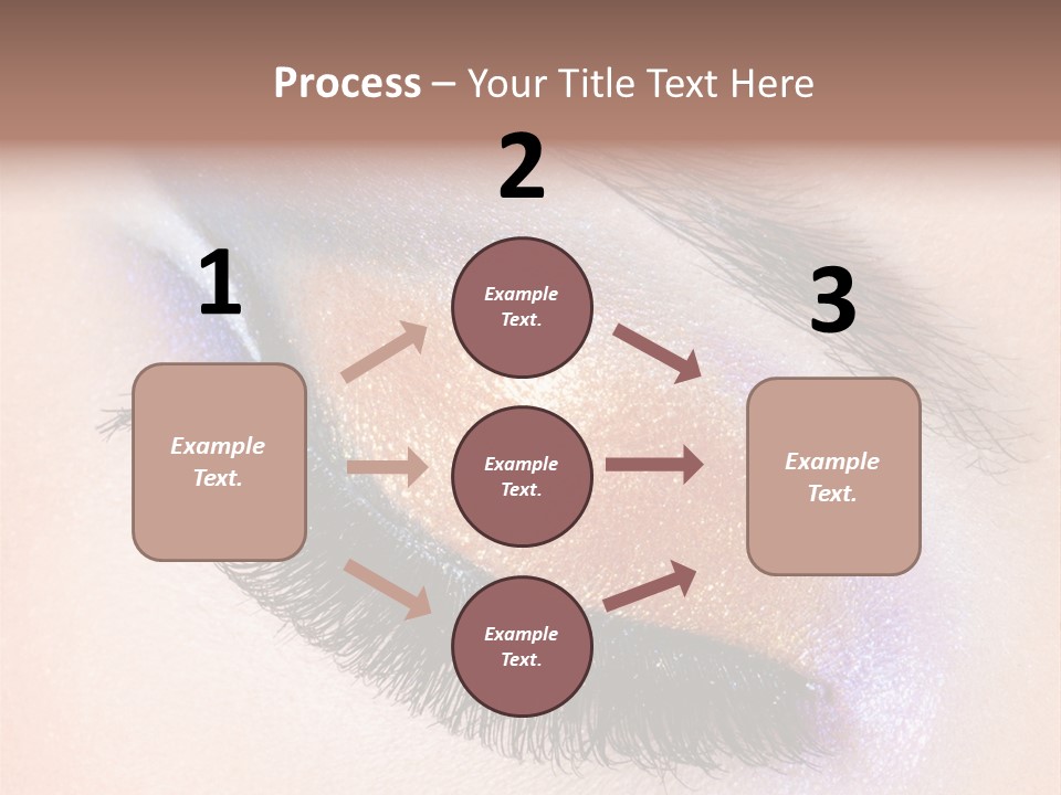 Eye Make Up Beautiful Make Up PowerPoint Template