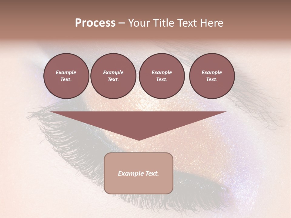 Eye Make Up Beautiful Make Up PowerPoint Template