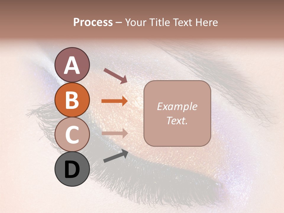Eye Make Up Beautiful Make Up PowerPoint Template