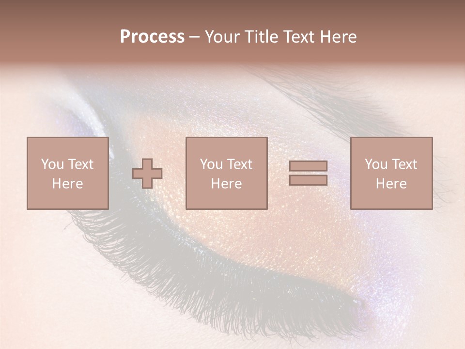 Eye Make Up Beautiful Make Up PowerPoint Template