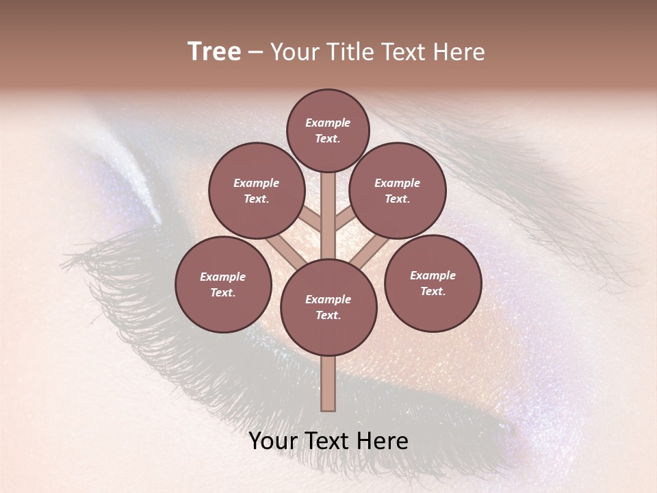 Eye Make Up Beautiful Make Up PowerPoint Template