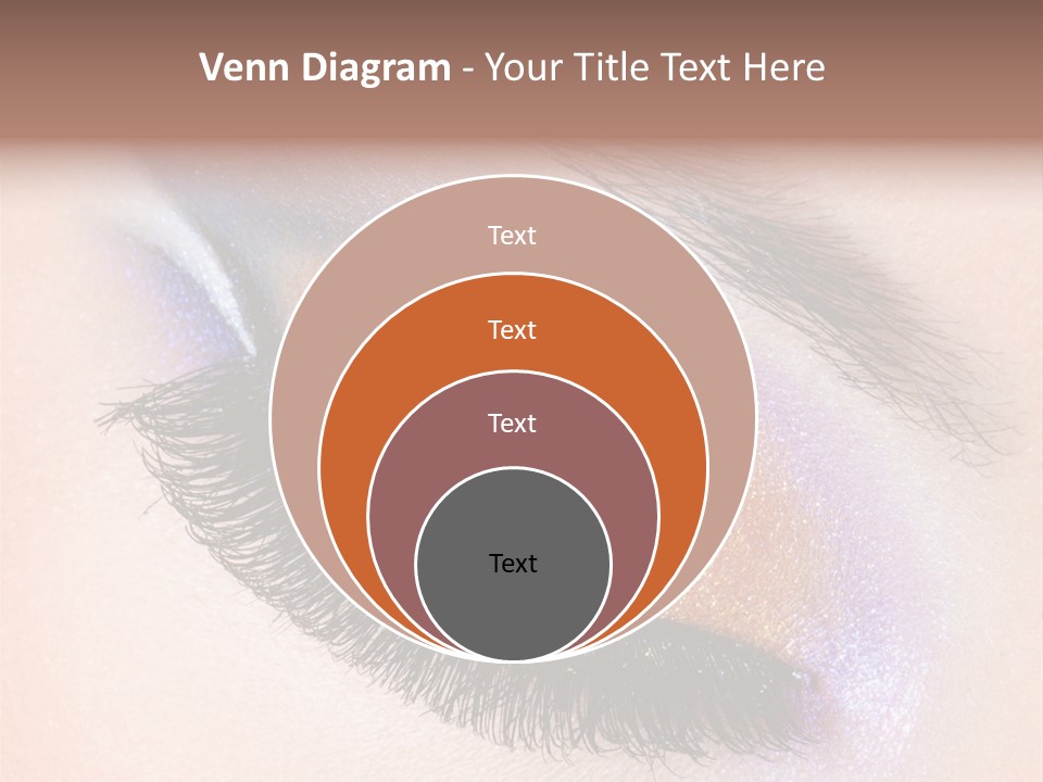 Eye Make Up Beautiful Make Up PowerPoint Template
