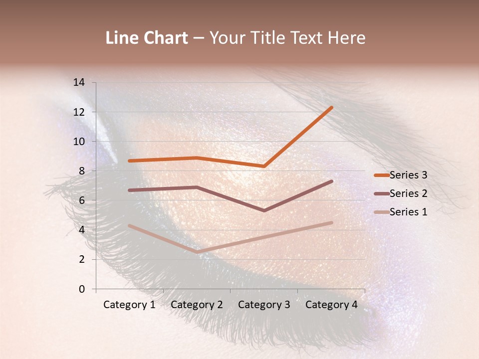 Eye Make Up Beautiful Make Up PowerPoint Template