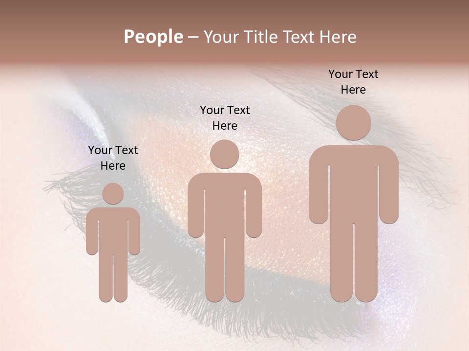 Eye Make Up Beautiful Make Up PowerPoint Template