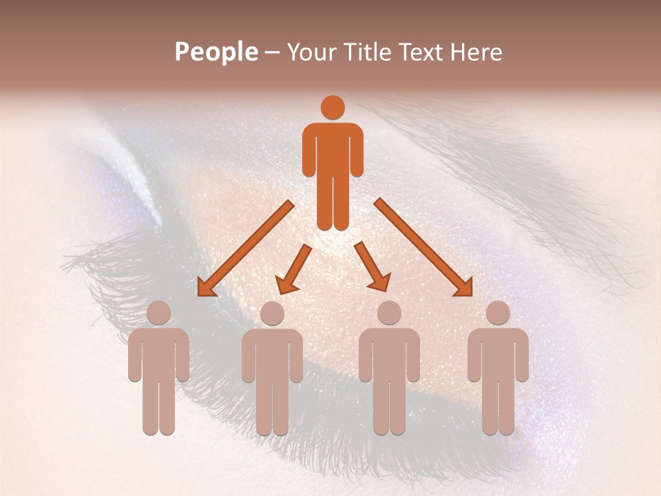 Eye Make Up Beautiful Make Up PowerPoint Template