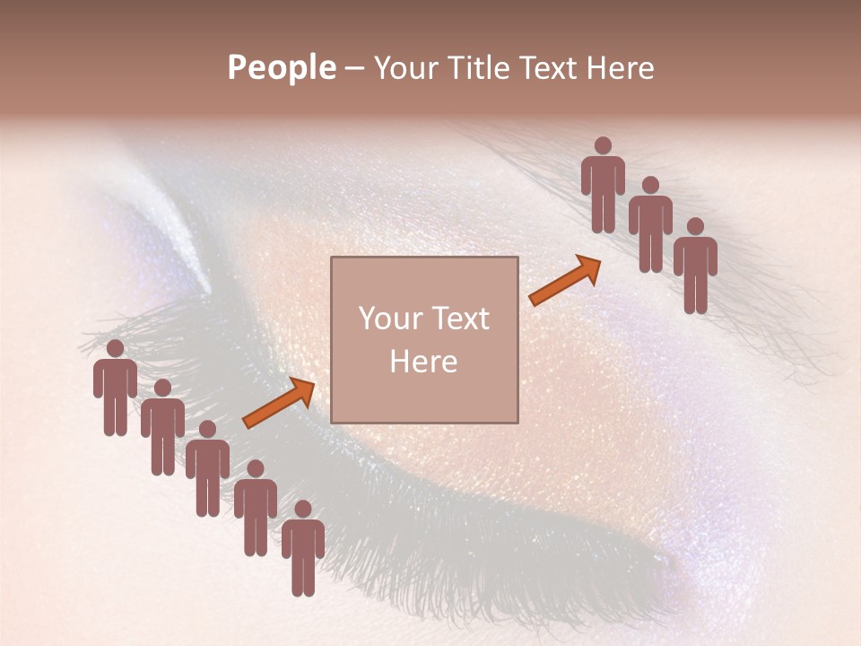 Eye Make Up Beautiful Make Up PowerPoint Template
