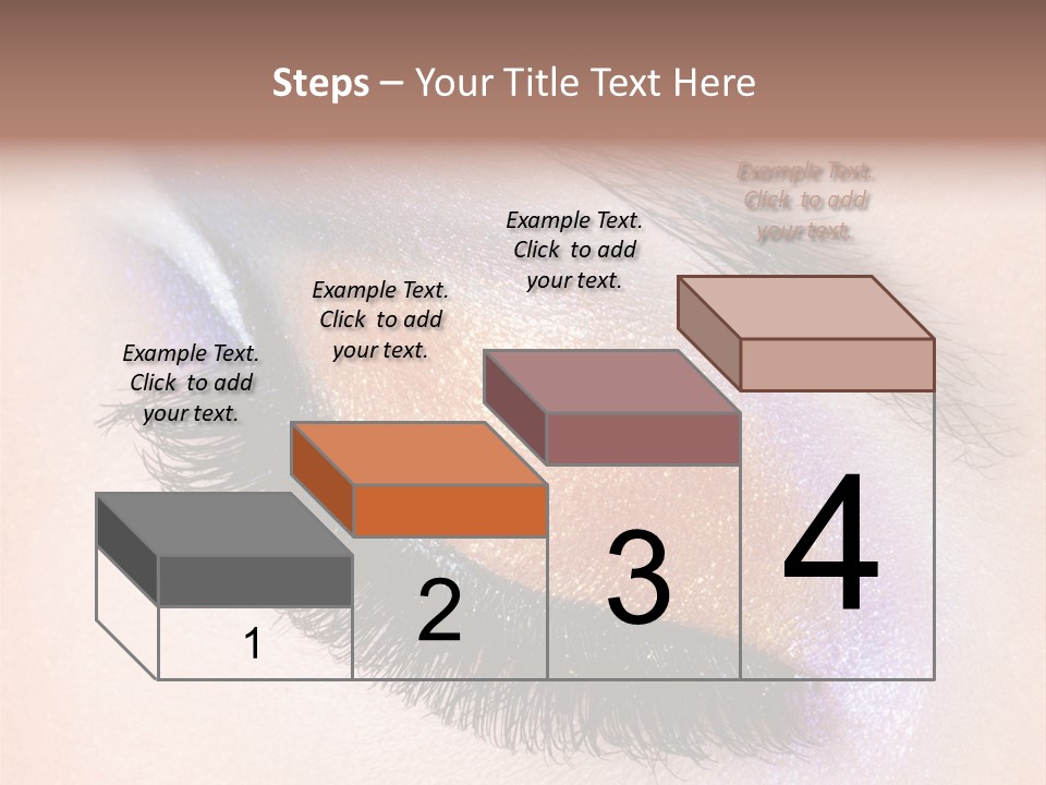 Eye Make Up Beautiful Make Up PowerPoint Template