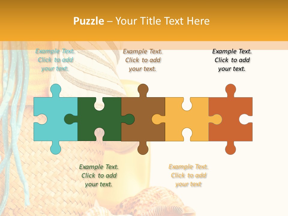 Lotion Sea Shower PowerPoint Template