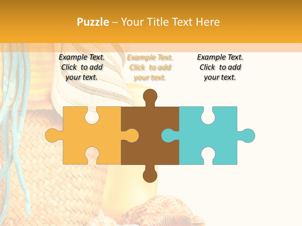 Lotion Sea Shower PowerPoint Template