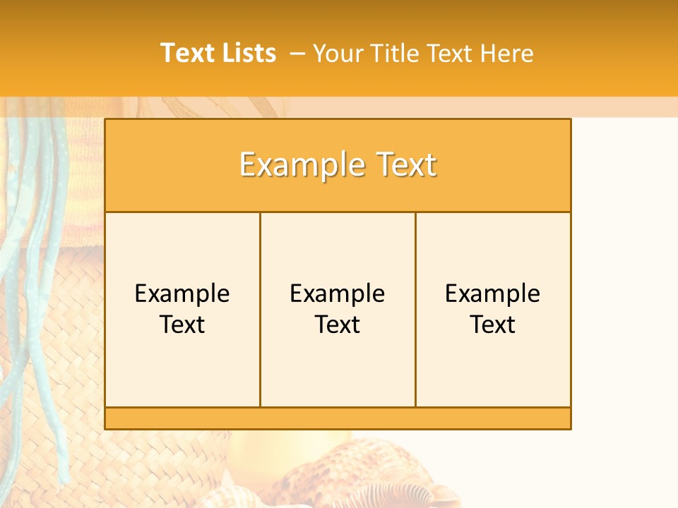 Lotion Sea Shower PowerPoint Template