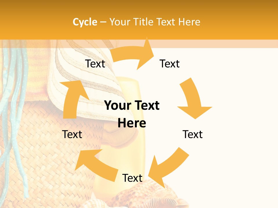 Lotion Sea Shower PowerPoint Template