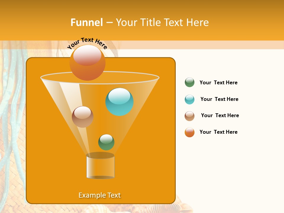 Lotion Sea Shower PowerPoint Template