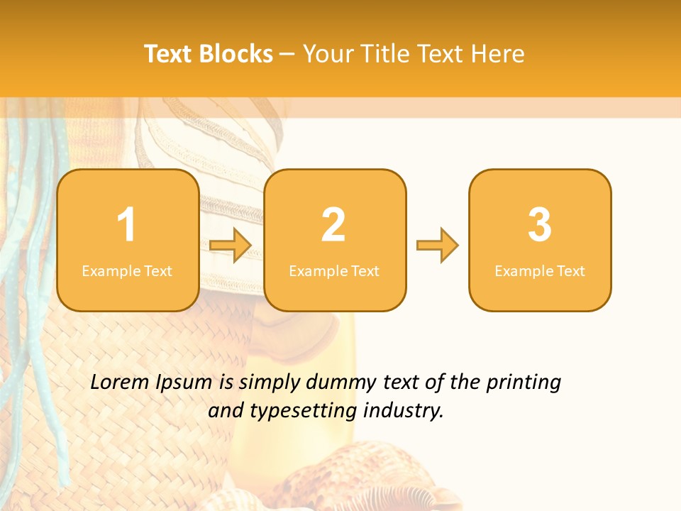 Lotion Sea Shower PowerPoint Template