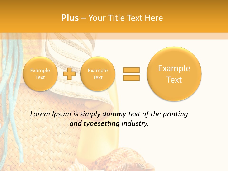 Lotion Sea Shower PowerPoint Template