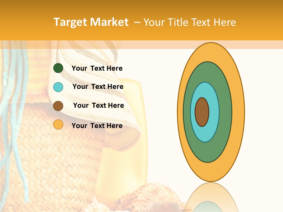 Lotion Sea Shower PowerPoint Template