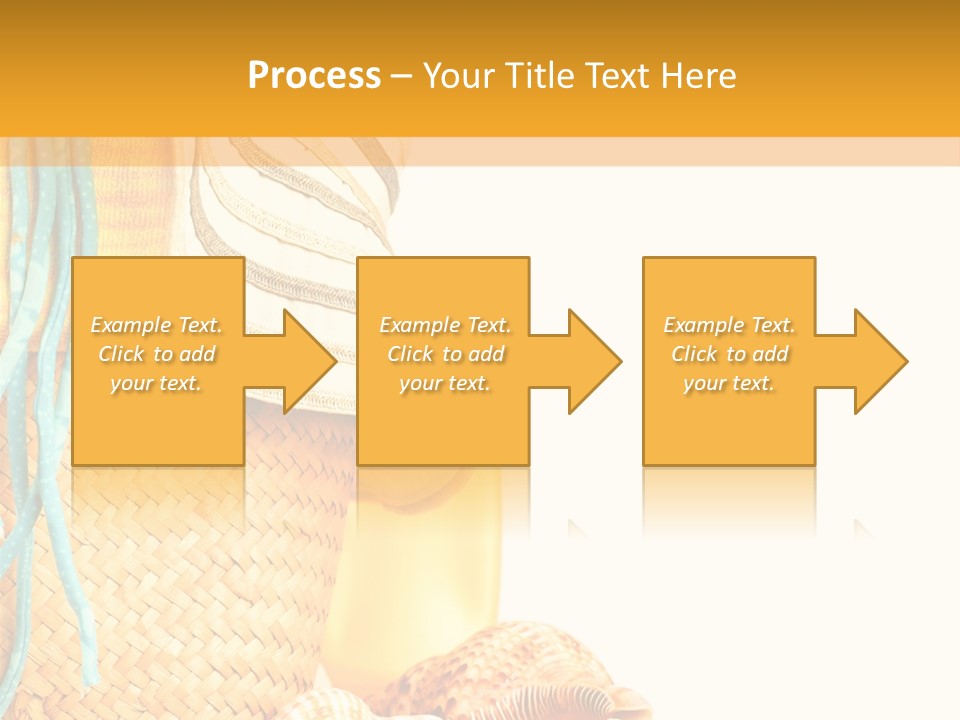 Lotion Sea Shower PowerPoint Template