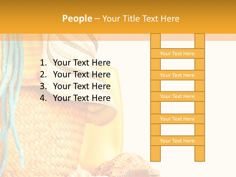 Lotion Sea Shower PowerPoint Template