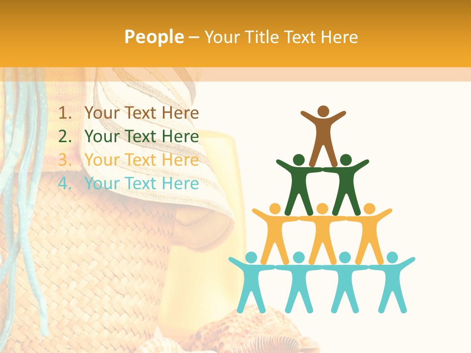 Lotion Sea Shower PowerPoint Template