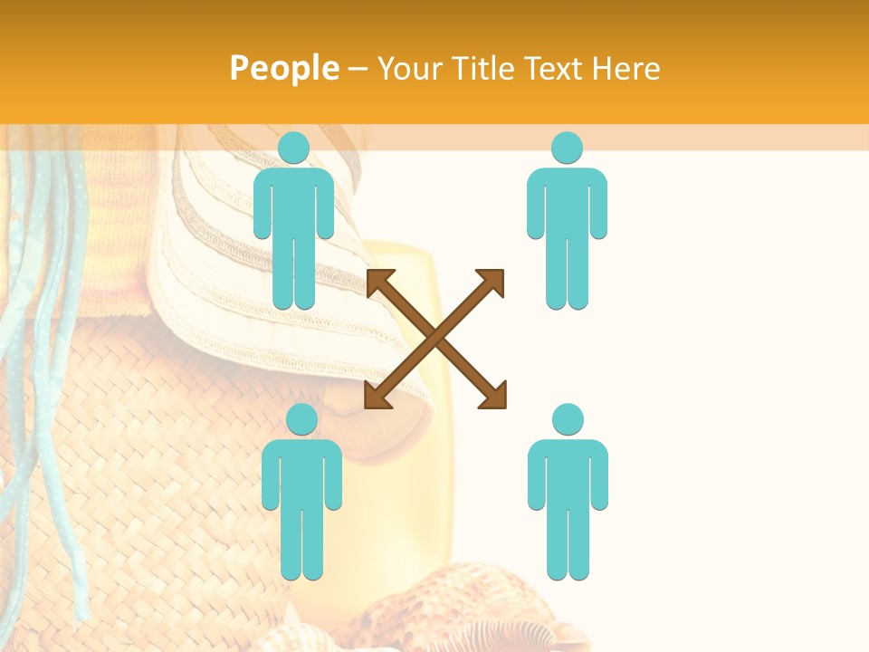 Lotion Sea Shower PowerPoint Template