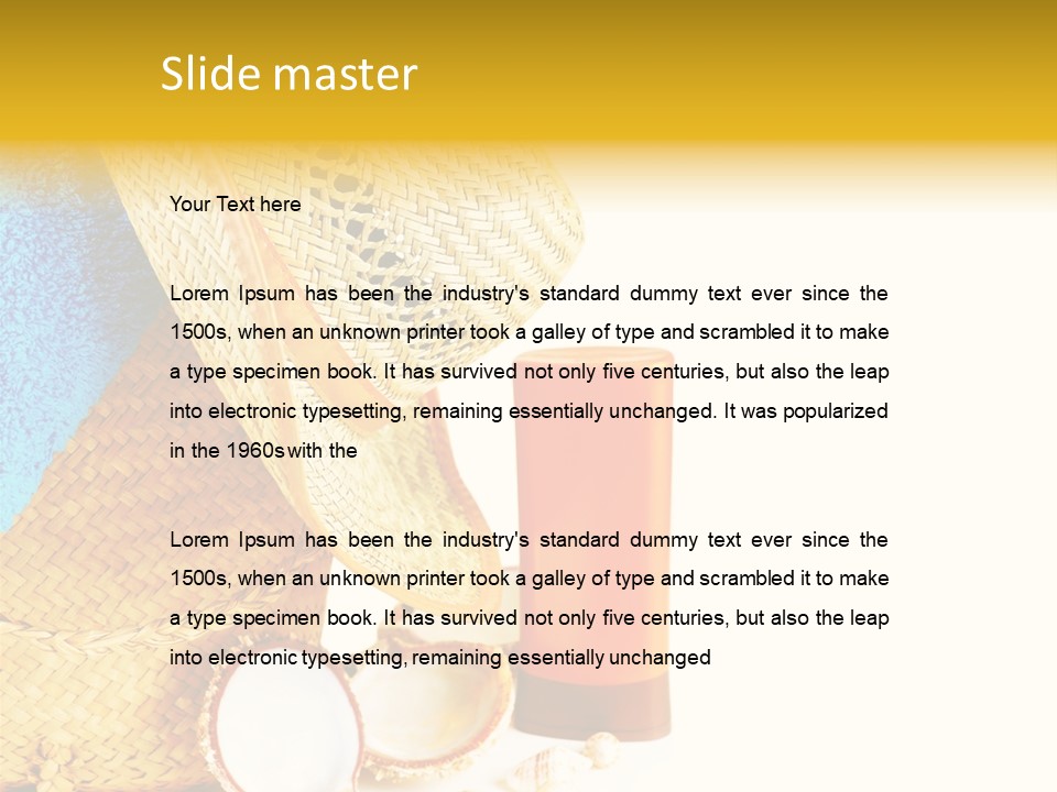 Product Decoration Nature PowerPoint Template