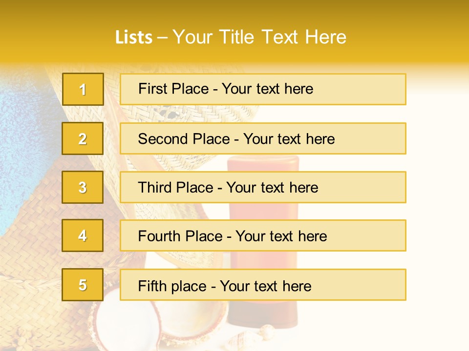 Product Decoration Nature PowerPoint Template