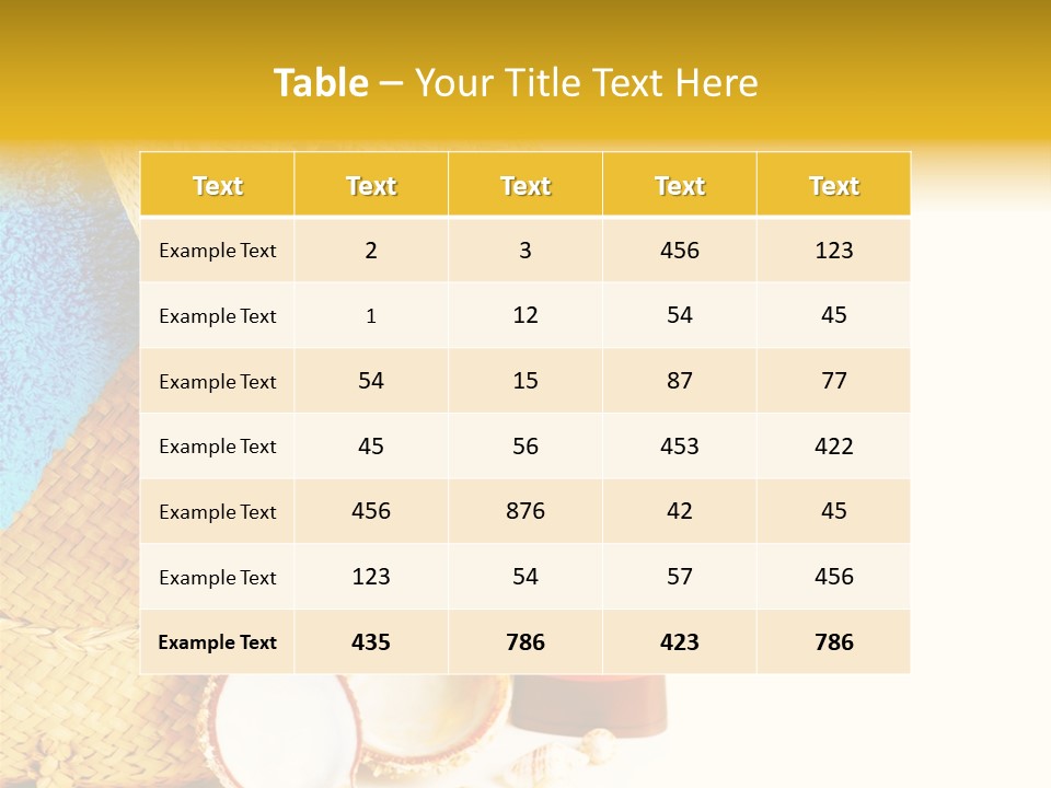 Product Decoration Nature PowerPoint Template